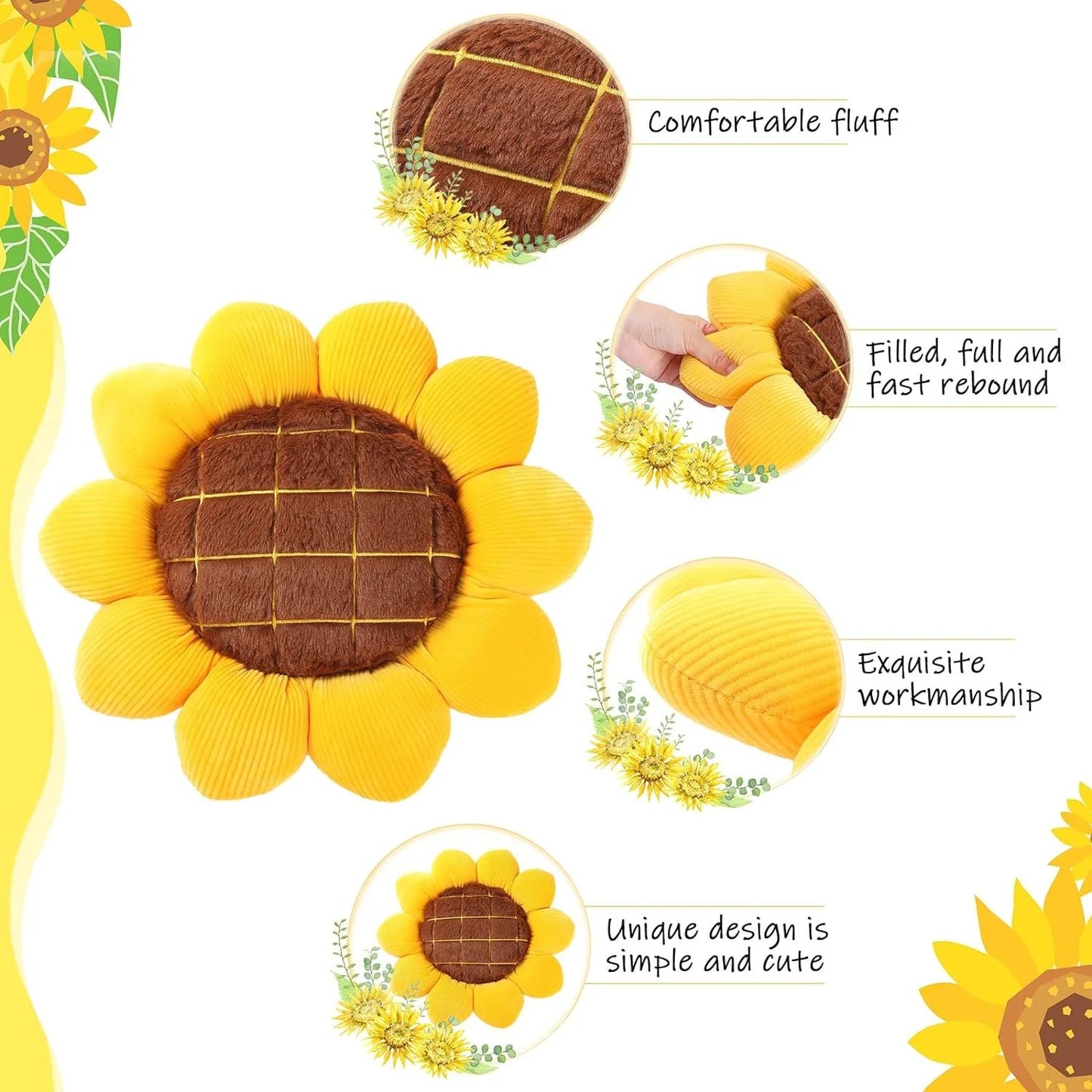 Sunflower Throw Pillow