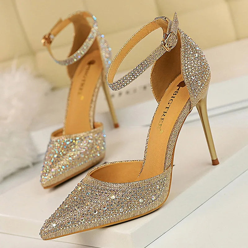 Rhinestones Pumps