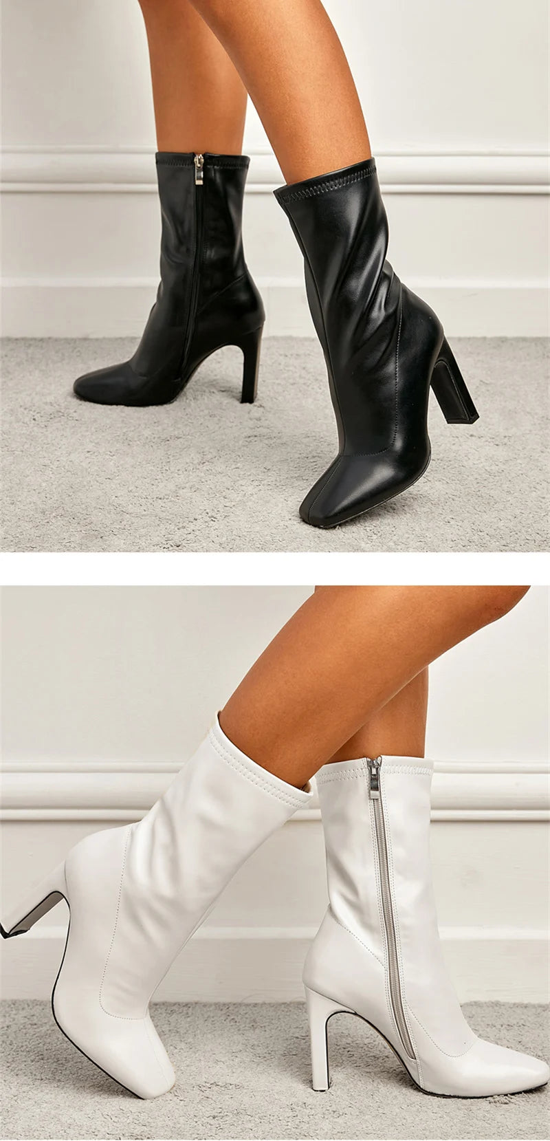 Square Heel Boot