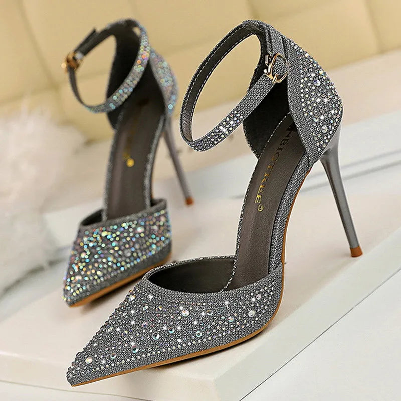 Rhinestones Pumps