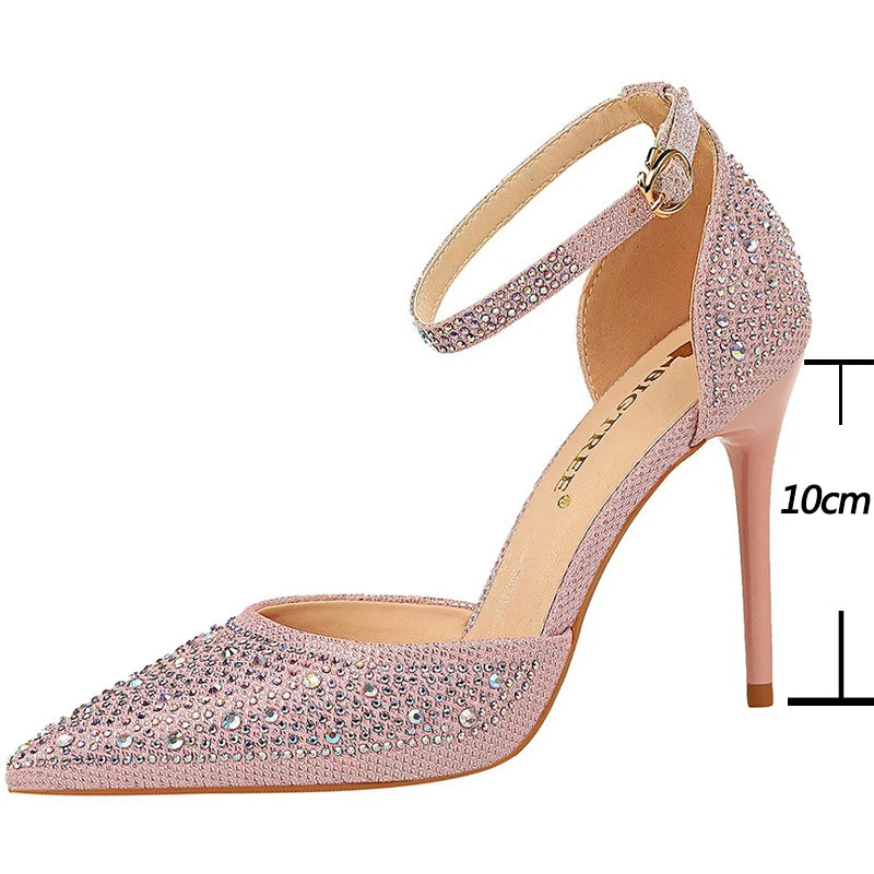 Rhinestones Pumps