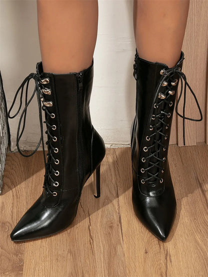 Zip Lace-Up Chelsea Boot