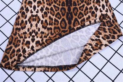 Animal Print Flare Leggings