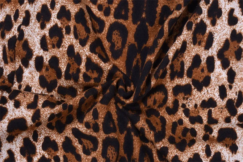Animal Print Flare Leggings