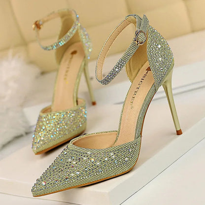 Rhinestones Pumps
