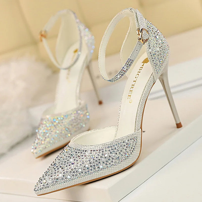 Rhinestones Pumps