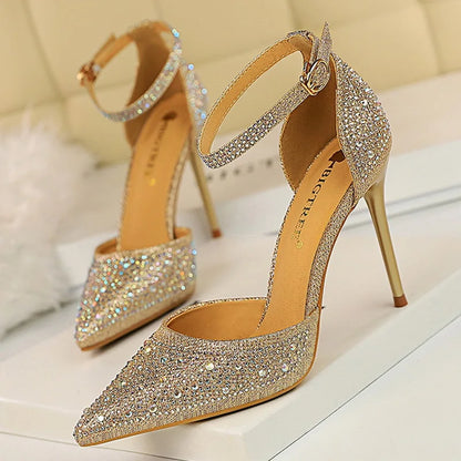 Rhinestones Pumps