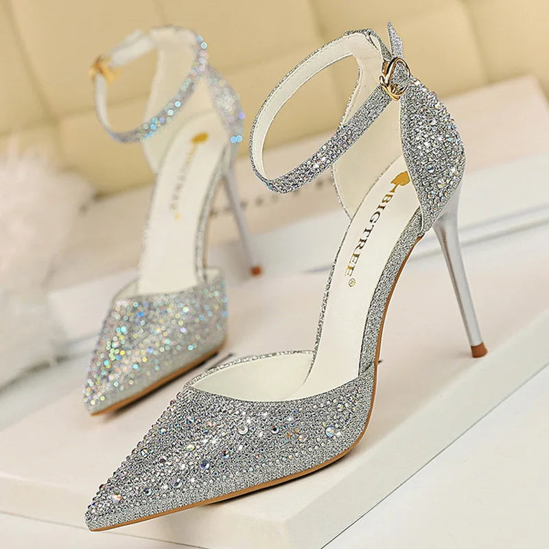 Rhinestones Pumps