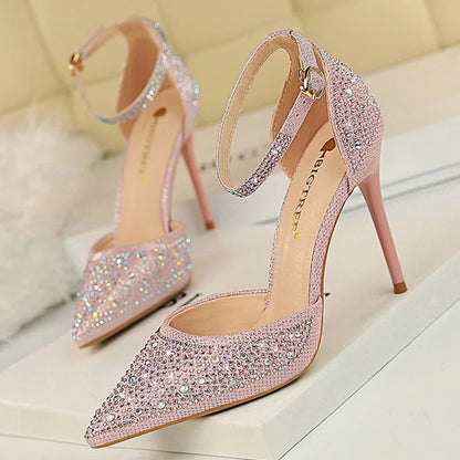 Rhinestones Pumps