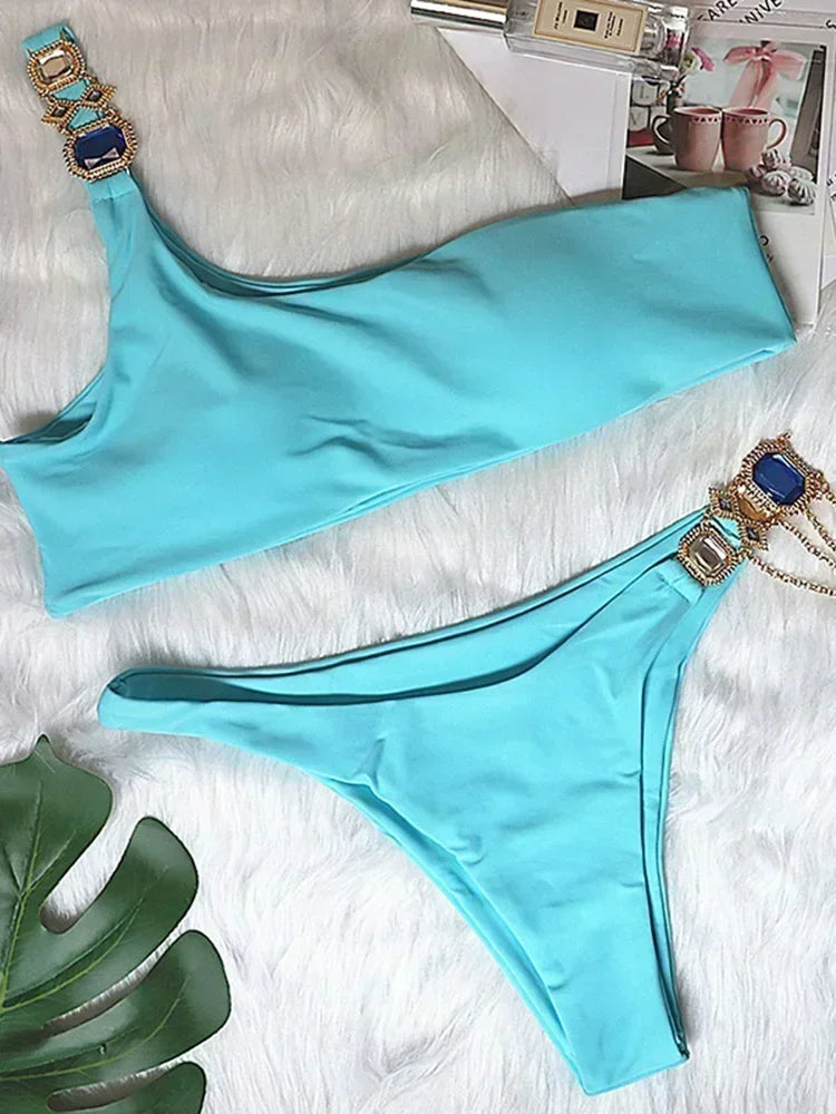 Rhinestone Diamond Bikini