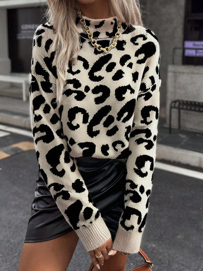 Leopard Print Sweater