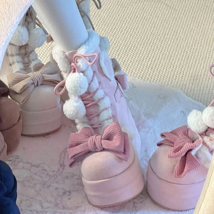 Sweet Lolita Mid-Calf Boots
