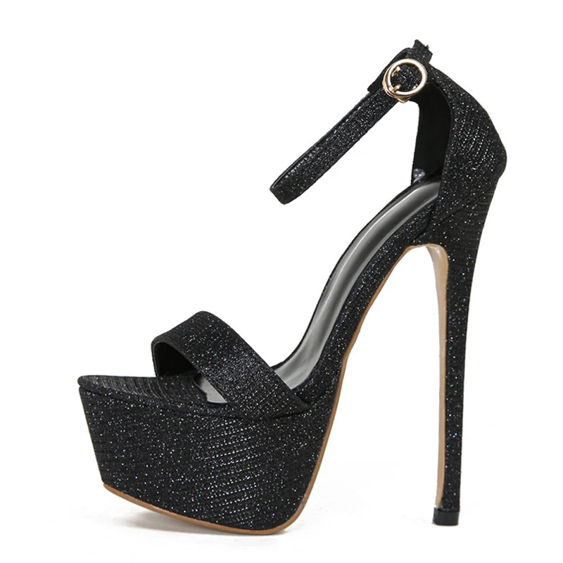 Sequined Catwalk Stiletto