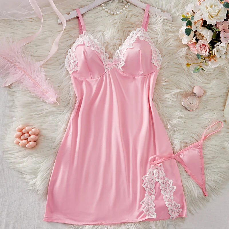 Transparent Lace Patchwork