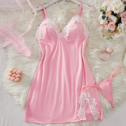 Transparent Lace Patchwork