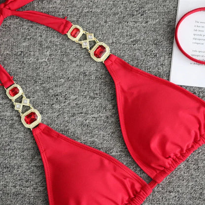 Rhinestone Diamond Bikini