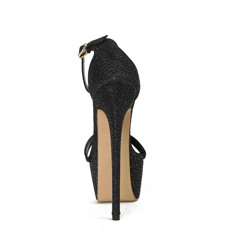 Sequined Catwalk Stiletto