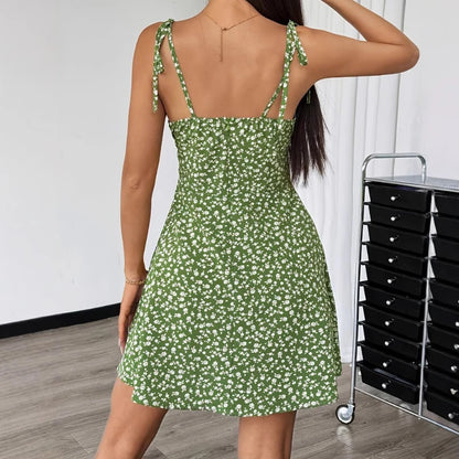 Floral Spaghetti Strap Sundress