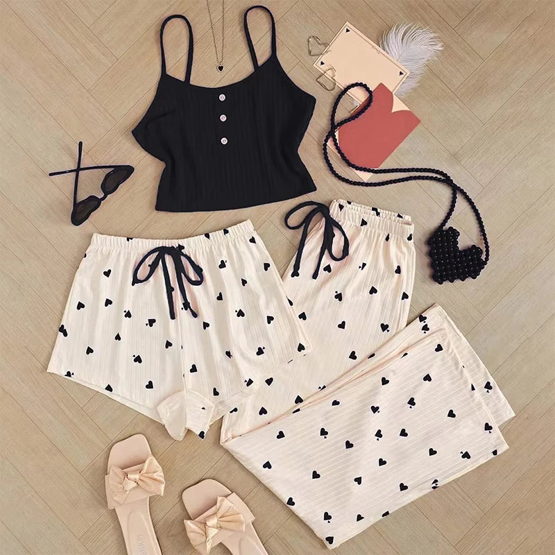 Pretty Three Piece Heart Set