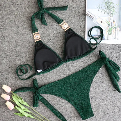 Rhinestone Diamond Bikini