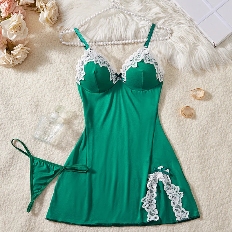 Transparent Lace Patchwork