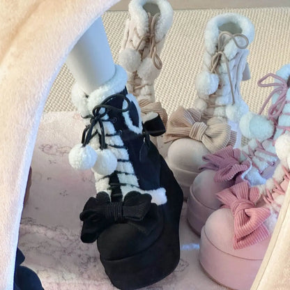 Sweet Lolita Mid-Calf Boots