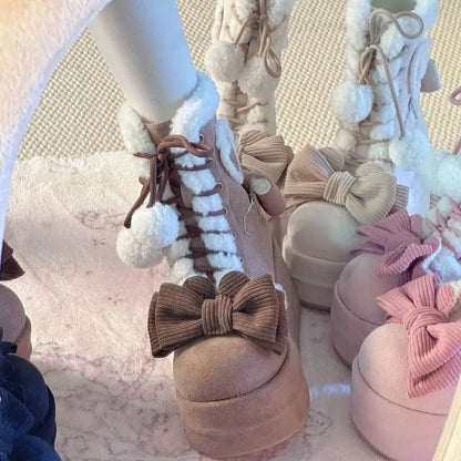 Sweet Lolita Mid-Calf Boots