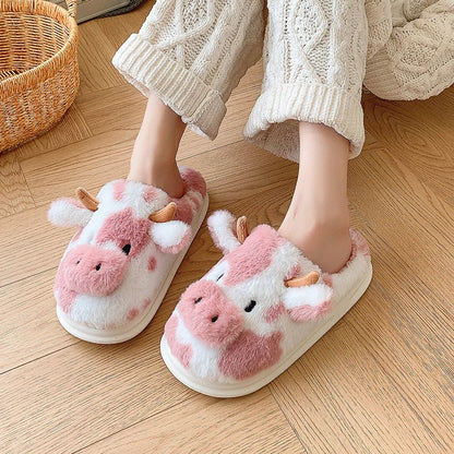 Cozy Cow Slippers
