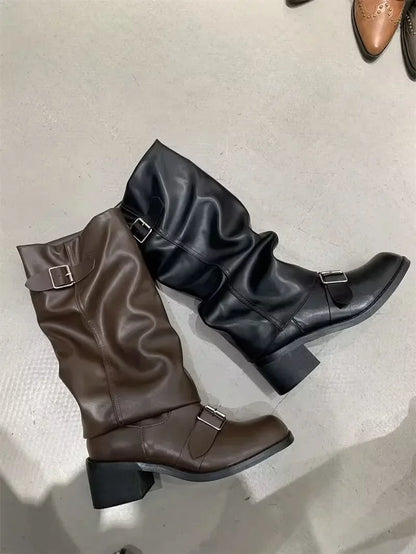 Rock Leather Boots