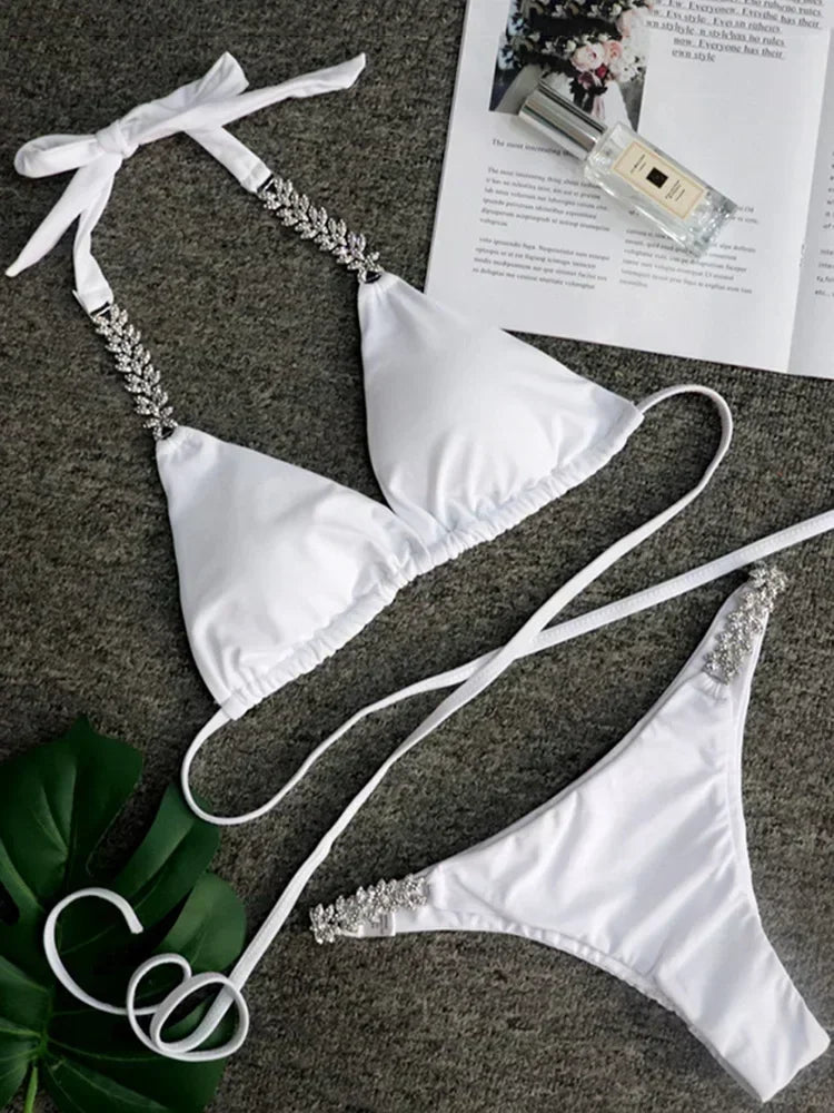 Rhinestone Diamond Bikini