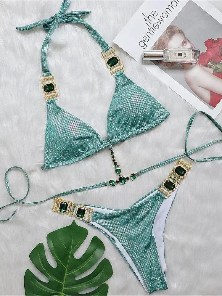 Rhinestone Diamond Bikini