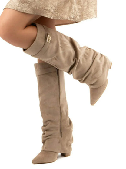 Metal Buckle Boot