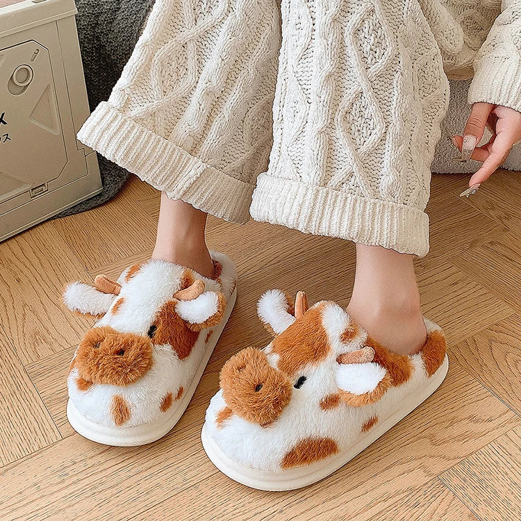 Cozy Cow Slippers