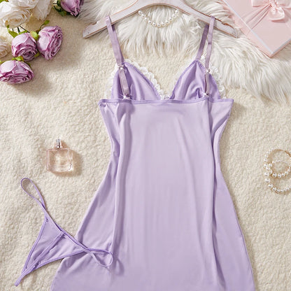 Transparent Lace Patchwork