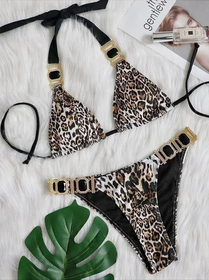 Rhinestone Diamond Bikini