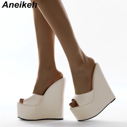 Peep Toe Wedge