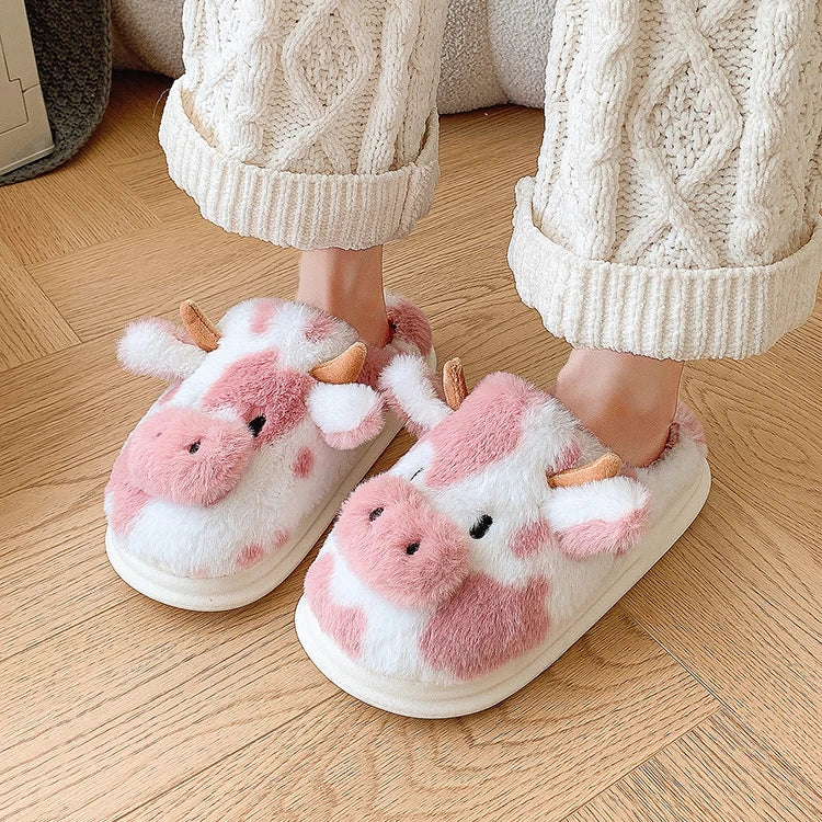 Cozy Cow Slippers