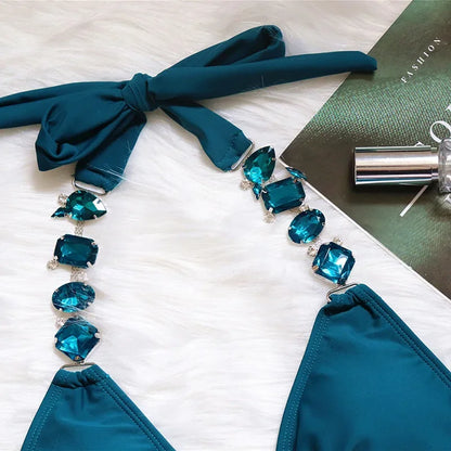 Rhinestone Diamond Bikini