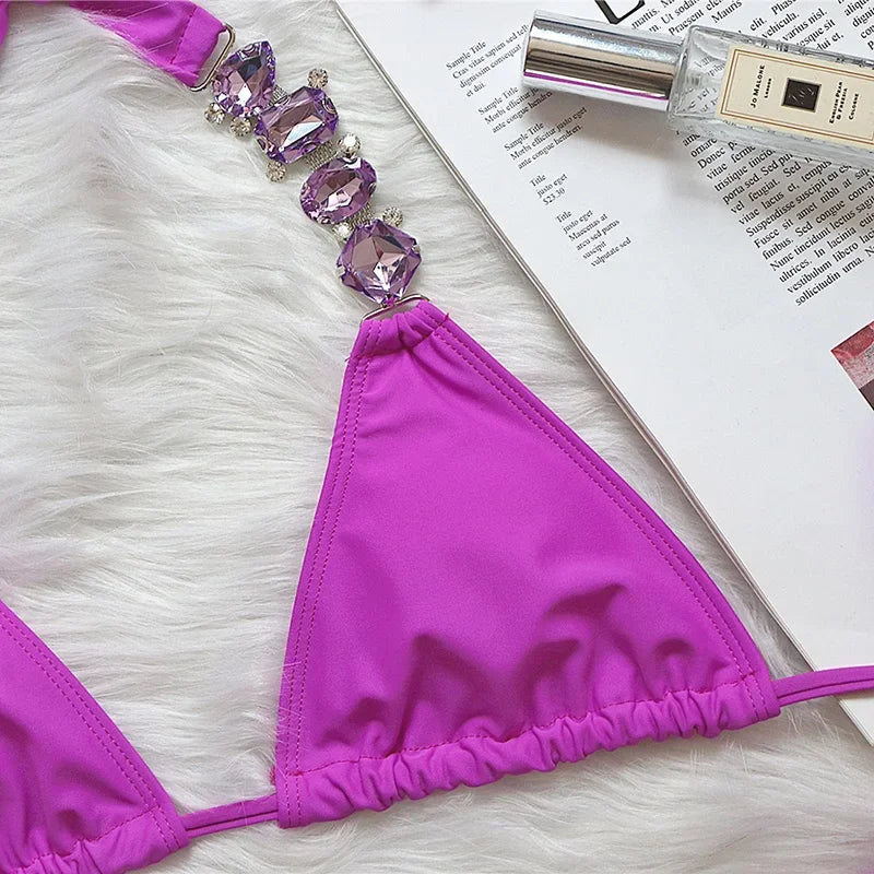 Rhinestone Diamond Bikini