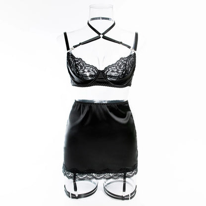 Romantic Lace Halter Set