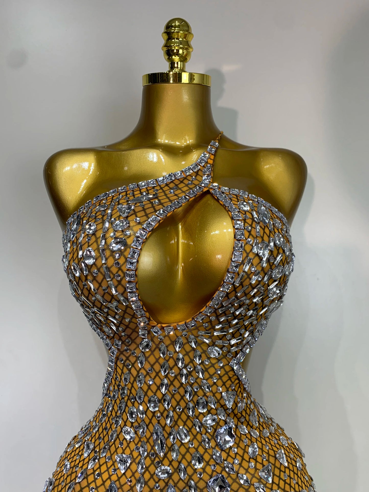 Rhinestone Evening Gown