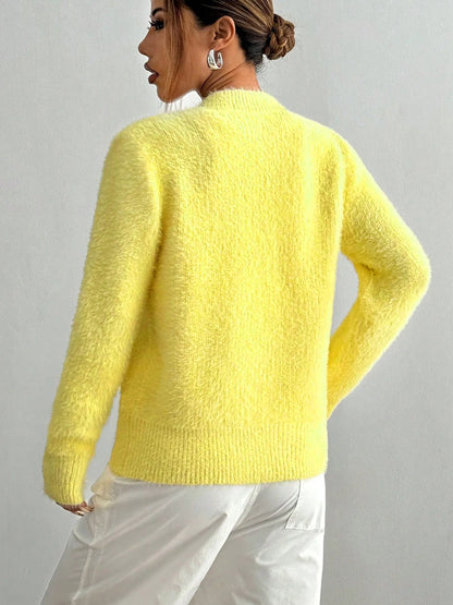 Yellow Heart Cardigan