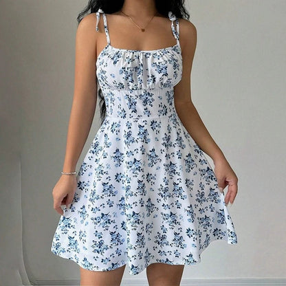 Floral Spaghetti Strap Sundress