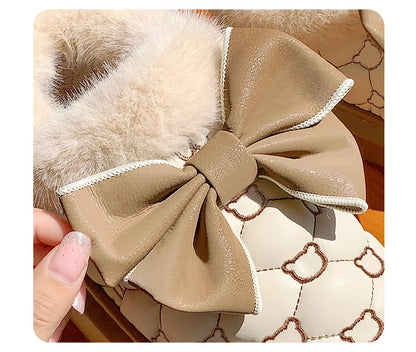 Platform Bow Slippers