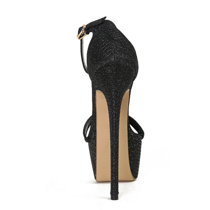 Sequined Catwalk Stiletto