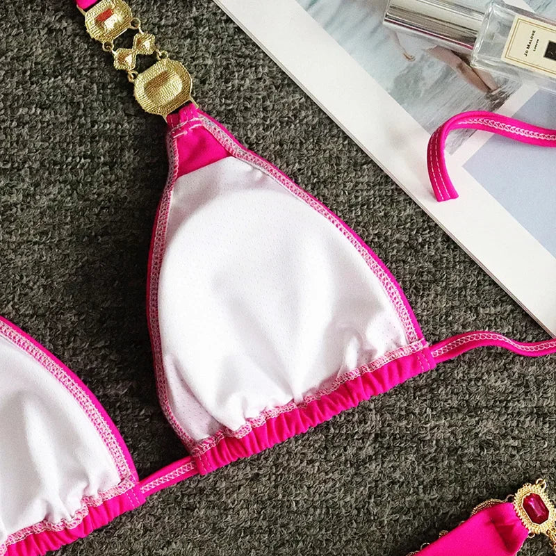 Rhinestone Diamond Bikini
