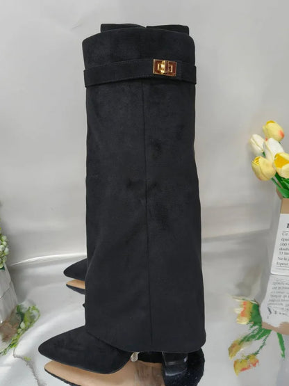 Metal Buckle Boot