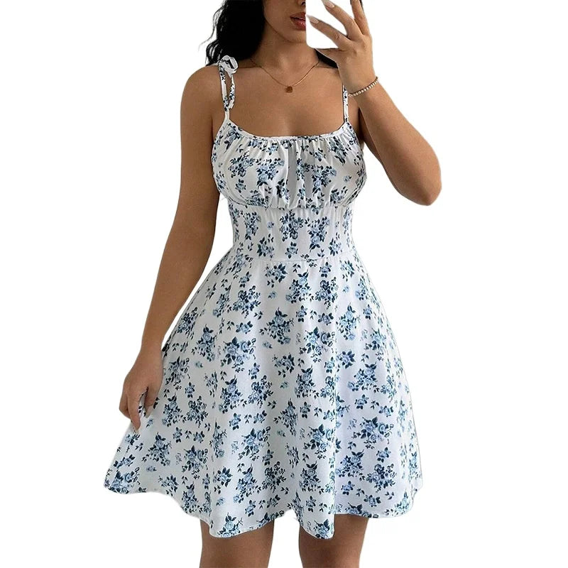 Floral Spaghetti Strap Sundress