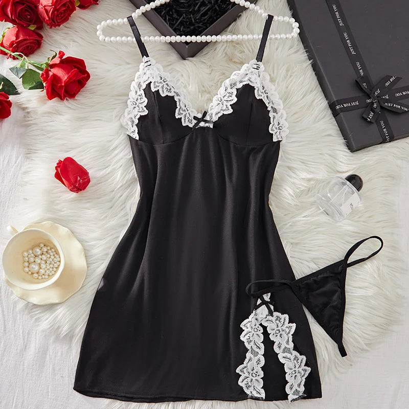 Transparent Lace Patchwork