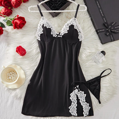 Transparent Lace Patchwork